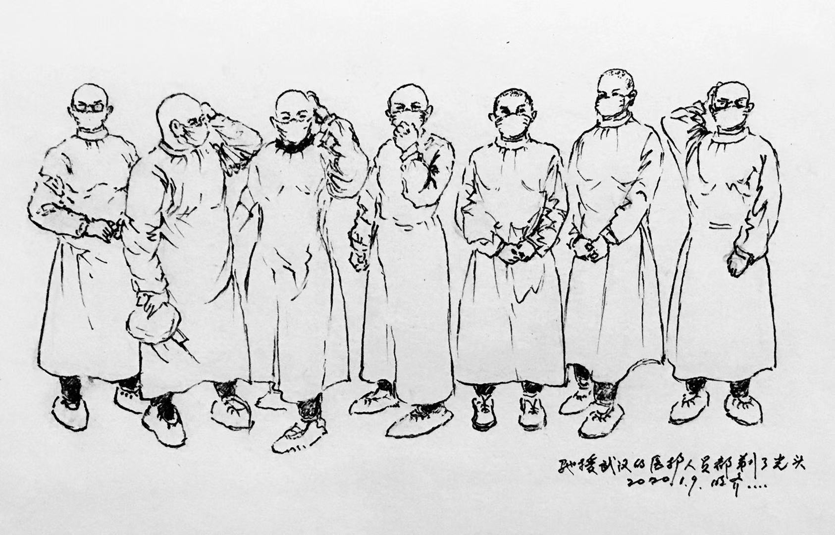 1582100616774281.jpg 4,专业组,《天使的秀发》王明齐(成都市钢笔画艺委会副秘书长).jpg