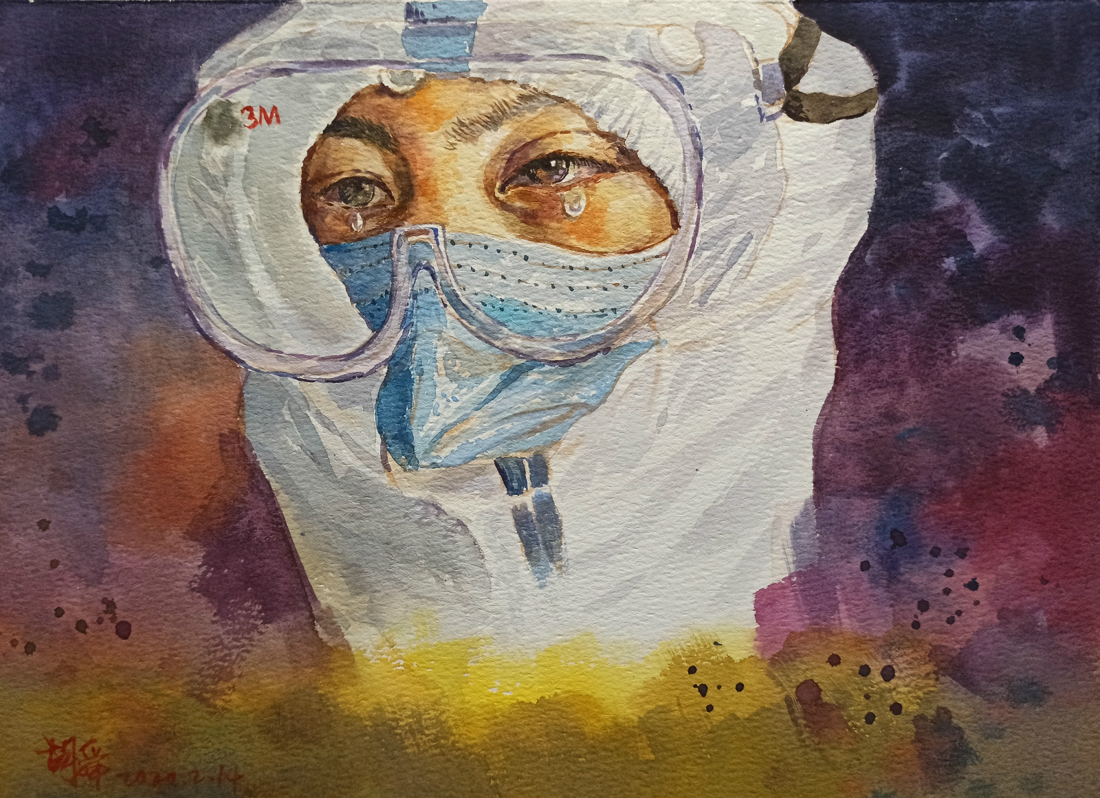 1582107195654815.jpg 001,专业组,《天使之泪》(水彩画)胡舜_meitu_22.jpg