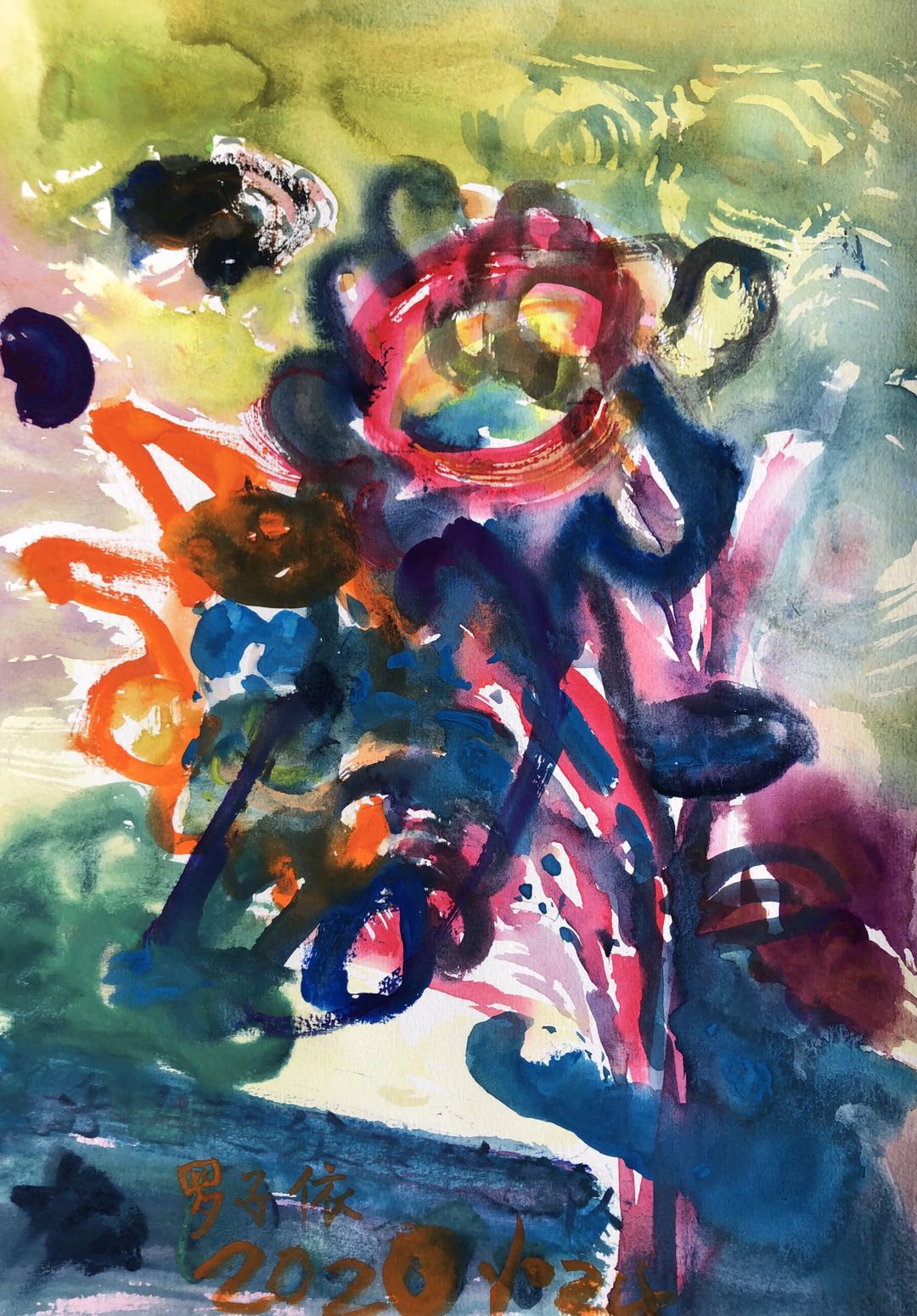 1582109813994149.jpg 4,少儿组,《春暖花开》罗子依,5岁.jpg