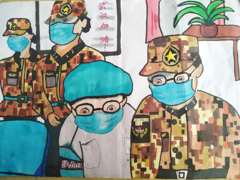39， 少儿组，《武汉加油》郭茂怡（西北中学外国语学校）指导老师甘一凡_meitu_38.jpg